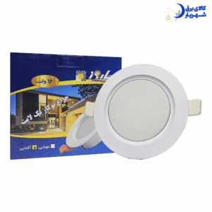 پنل توکار بک‌ لایت ۱۲ وات ساروز