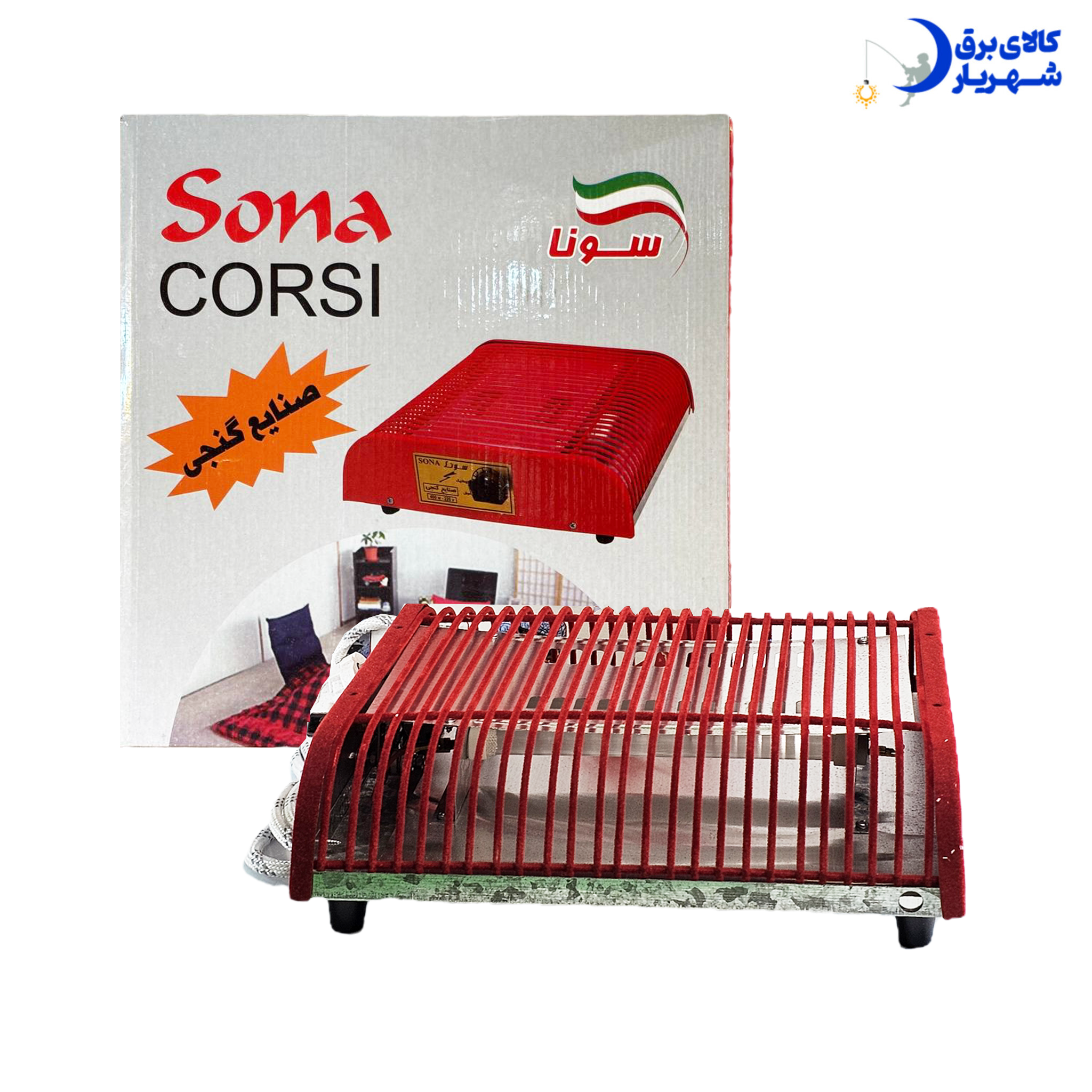 کرسی برقی مخملی سونا